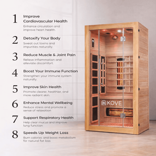 Benefits of Infrared Sauna Therapy | KOVE