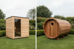 Outdoor Cube vs Barrel Saunas | Which Outdoor Sauna Is Best? | KOVE