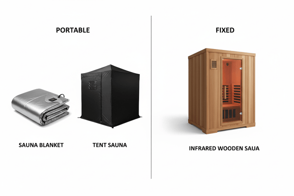 Portable vs Fixed Saunas: Indoor, Outdoor & Flexible Home Sauna Options - Kove
