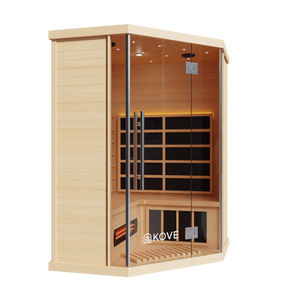 KOVE Corner Full Spectrum Infrared Sauna – 3–4 Person