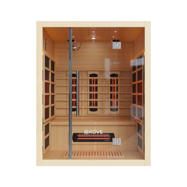 KOVE Full Spectrum Infrared Sauna – 3 Person