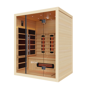 KOVE Full Spectrum Infrared Sauna – 3 Person