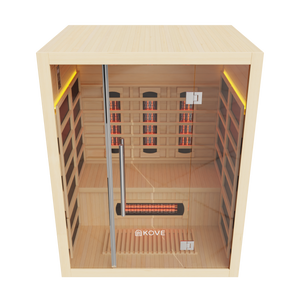 KOVE Full Spectrum Infrared Sauna – 3 Person