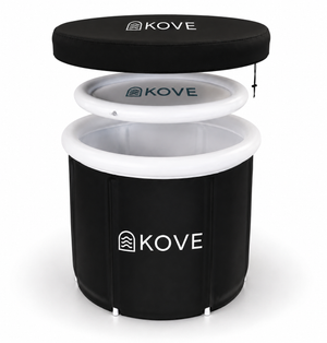 KOVE Essentials Ice Bath | Portable Cold Plunge Tub | 350L