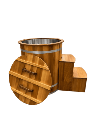 KOVE Cedar Ice Bath – Upright Cold Plunge - Kove