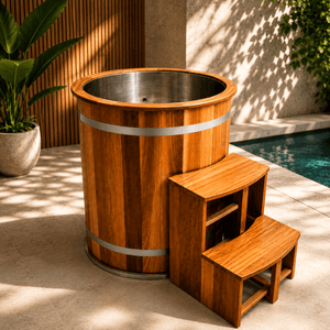 KOVE Cedar Ice Bath – Upright Cold Plunge - Kove