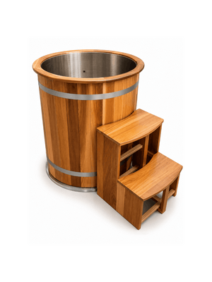 KOVE Cedar Ice Bath – Upright Cold Plunge - Kove