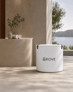 KOVE Core Ice Bath – Premium Upright Cold Plunge - Full Body Immersions - 450L (Chiller Compatible) - Kove