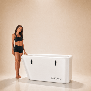 KOVE Elite Ice Bath – Premium Ergonomic Reclined Cold Plunge - Full Body Immersion - 450L (Chiller Compatible) - Kove