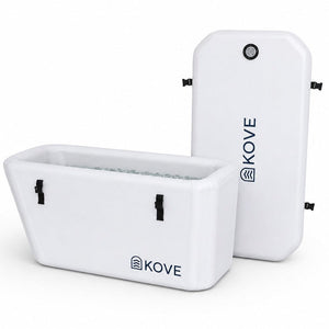 KOVE Elite Ice Bath – Premium Ergonomic Reclined Cold Plunge - Full Body Immersion - 450L (Chiller Compatible) - Kove