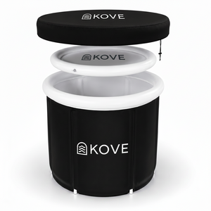 KOVE Essentials Ice Bath | Portable Cold Plunge Tub | 350L - Kove