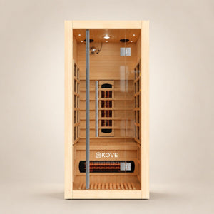 KOVE Full Spectrum Infrared Sauna – 1 Person - Kove