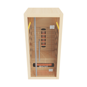 KOVE Full Spectrum Infrared Sauna – 1 Person - Kove