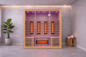 KOVE Full Spectrum Infrared Sauna – 4 Person - Kove