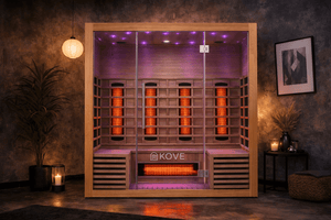 KOVE Full Spectrum Infrared Sauna – 4 Person - Kove