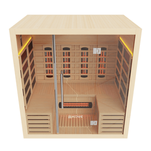 KOVE Full Spectrum Infrared Sauna – 4 Person - Kove