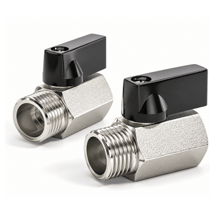 KOVE Ice Bath Isolation Stop Valves – 1/2 Inch Male-to-Female (Pair) - Kove