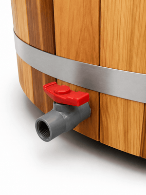 KOVE Oval Cedar Ice Bath – Reclined Cold Plunge - Kove