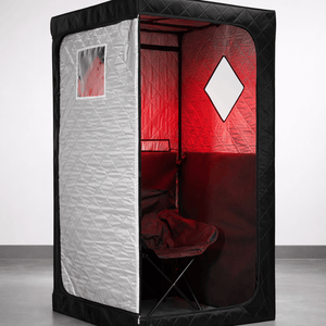 KOVE Portable Infrared Sauna Tent – Indoor 1 Person Far Infrared Sauna with Carbon Heating & Red Light - Kove