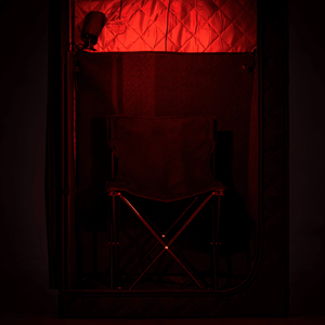 KOVE Portable Infrared Sauna Tent – Indoor 1 Person Far Infrared Sauna with Carbon Heating & Red Light - Kove