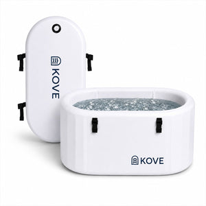 KOVE Pro Ice Bath – Premium Reclined Cold Plunge - Full Body Immersions - 450L (Chiller Compatible) - Kove