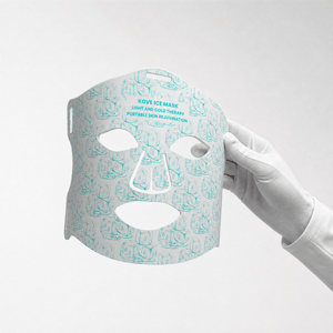 KOVE Red & Infrared LED Facial Mask – Multi-Wavelength Light Therapy with Cold Pack - Kove