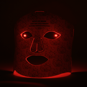 KOVE Red & Infrared LED Facial Mask – Multi-Wavelength Light Therapy with Cold Pack - Kove