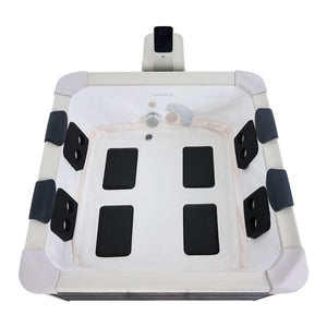 KOVE x MSpa OSLO 6 Person Hot Tub | WiFi Spa with Hydro Jets & LED Lighting - Kove