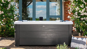 KOVE x MSpa OSLO 6 Person Hot Tub | WiFi Spa with Hydro Jets & LED Lighting - Kove