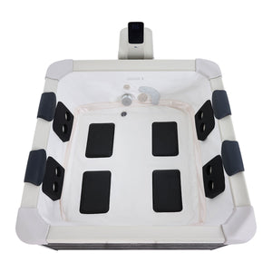 KOVE x MSpa OSLO 6 Person Hot Tub | WiFi Spa with Hydro Jets & LED Lighting